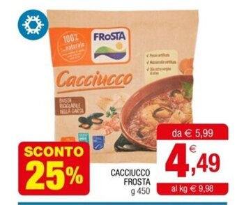 Gran mercato CACCIUCCO FROSTA g 450 offerta