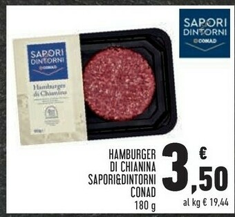 Conad Conad - Hamburger di Chianina 180 g(ml) offerta
