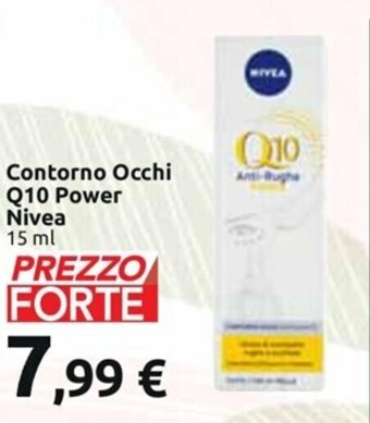 Carrefour Iper Contorno Occhi Q10 Power Nivea 15 ml offerta