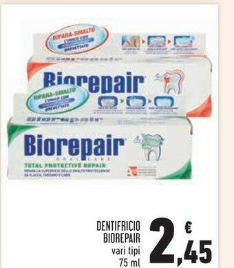 Conad Biorepair Dentifricio Total Protective Repair 75ml offerta