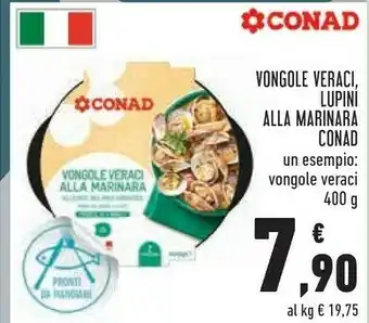 Conad Conad Vongole Veraci Lupini Alla Marinara offerta