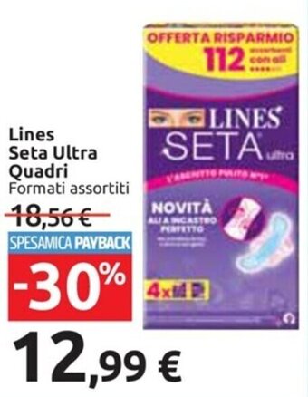 Carrefour Iper Lines Seta Ultra Quadri Formati assortiti offerta