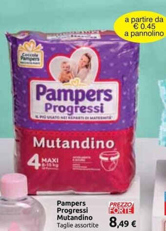Pampers Progressi Mutandino Taglie assortite