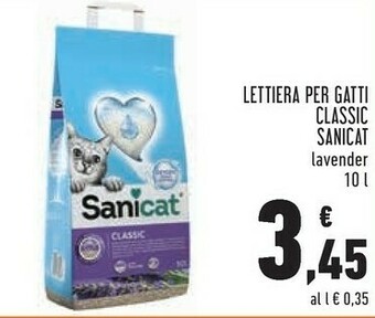 Conad Sanicat Lettiera Per Gatti Classic offerta