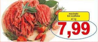 Pewex macinato b/a scottona al kg offerta