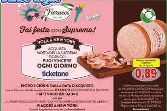 Pewex fiorucci mortadella suprema offerta