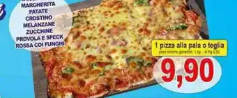 1 pizza alla pala o teglia