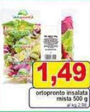 Pewex ortopronto insalata mista 500 g offerta