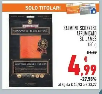 St.james Salmone Scozzese Affumicato 150 G