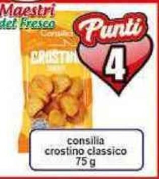 Pewex consilia crostino classico 75 g offerta