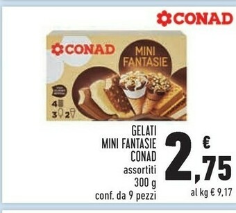 Conad Conad Gelati Mini Fantasie offerta