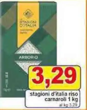 Pewex stagioni d'italia riso carnaroli 1 kg offerta