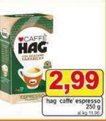 Pewex hag caffe espresso 250 g offerta