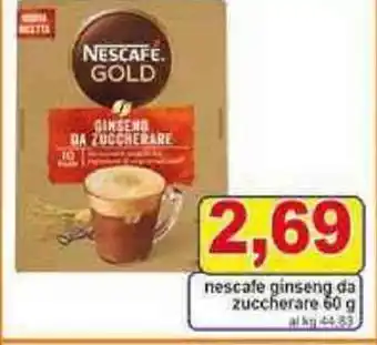 Pewex nescafe ginseng da zuccherare 60 g offerta