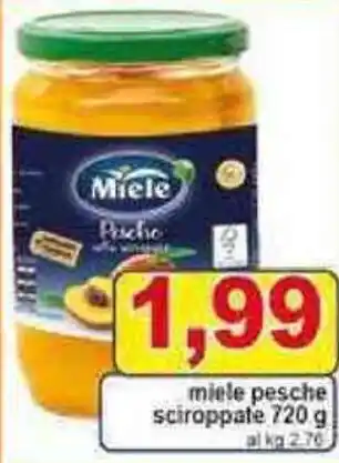 Pewex miele pesche sciroppate 720 g offerta