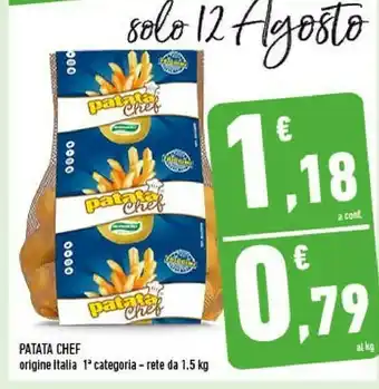 Conad Patata Chef 1500g offerta