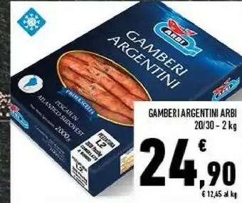 Conad Arbi Gamberi Argentini offerta