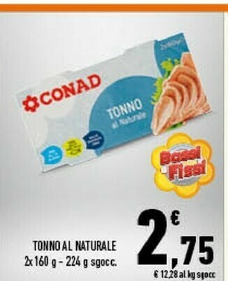 Conad Tonno Al Naturale offerta