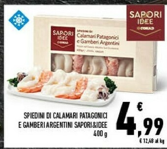 Conad Sapori & Idee Conad Spiedini Di Calamari Patagonici E Gamberi Argentini offerta