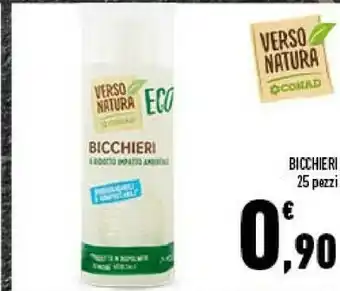 Conad Conad Bicchieri 25 Pz offerta