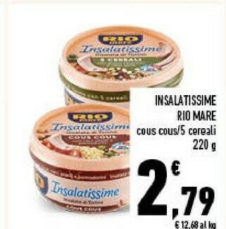 Conad Rio Mare Insalatissime Cous Cous offerta