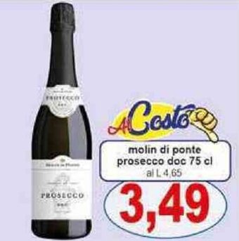 Pewex molin di ponte prosecco doc 75 cl offerta
