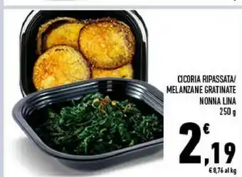 Conad Nonna Lina Melanzane Gratinate 250g offerta