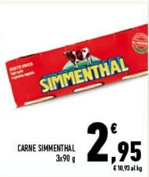 Conad Simmenthal Carne offerta