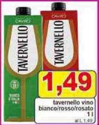 Pewex tavernello vino bianco/rosso/rosato 1 l offerta