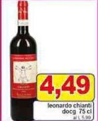 leonardo chianti docg 75 cl