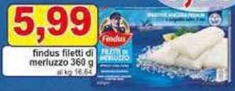 Pewex findus filetti di merluzzo 360 g offerta
