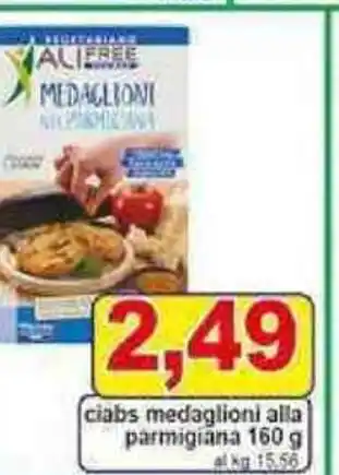 ciabs medaglioni alla parmigiana 160 g