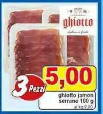 ghiotto jamon serrano 100 g