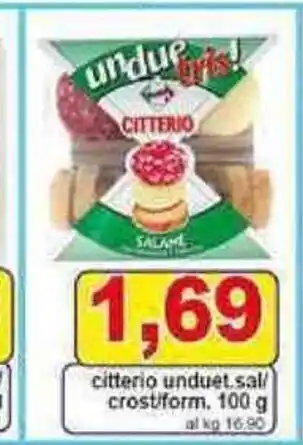 Pewex citterio unduet.sal/ crost/form. 100 g offerta