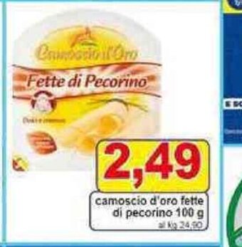 Pewex camoscio d'oro fette di pecorino 100 g offerta