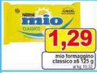 Pewex mio formaggino classico x6 125 g offerta