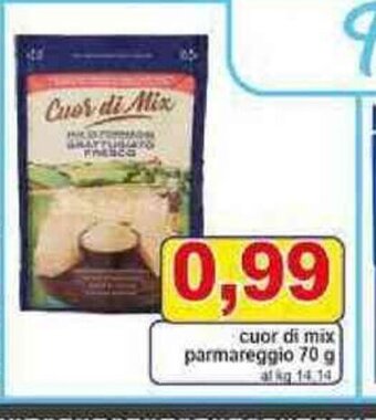 Pewex cuor di mix parmareggio 70 g offerta