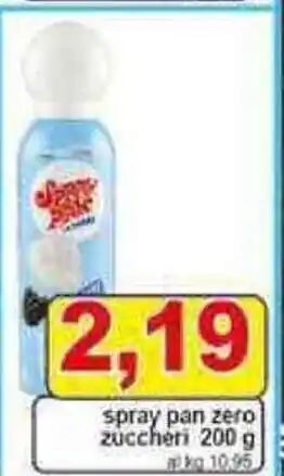 Pewex spray pan zero zuccheri 200 g 30 offerta