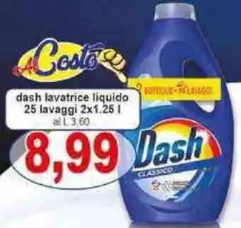 Pewex dash lavatrice liquido 25 lavaggi 2x1.25 1 offerta