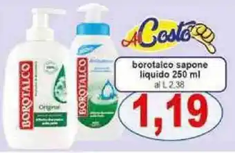 Pewex borotalco sapone liquido 250 ml offerta