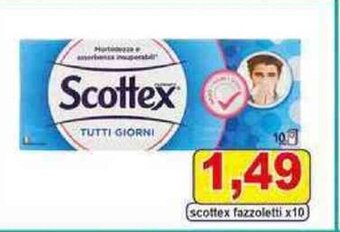 Pewex scottex fazzoletti x10 offerta