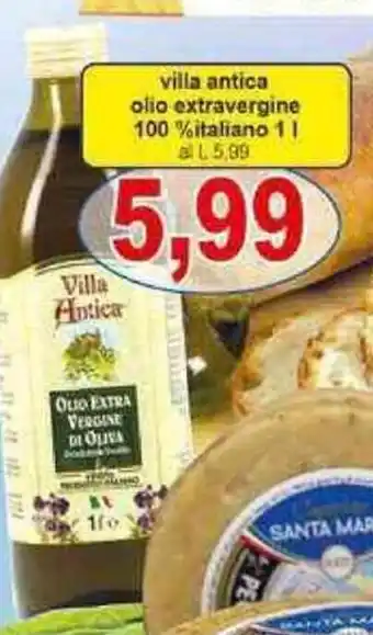 Pewex villa antica olio extravergine 100 %italiano 11 al L 5,99 offerta