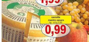 Pewex caciotta mastro casaro offerta