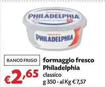 Panorama Philadelphia formaggio fresco 350g offerta