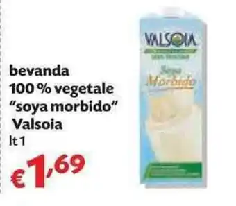 Panorama Valsoia "soya morbido" bevanda 100% vegetale 1lt offerta