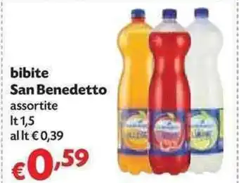 Panorama San Benedetto bibite 1,5lt offerta