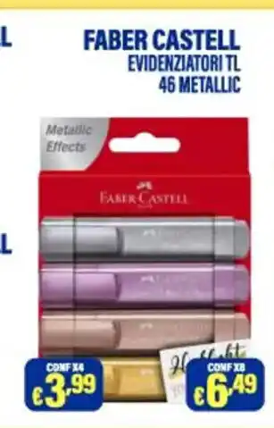 FABER CASTELL EVIDENZIATORI TL 46 METALLIC