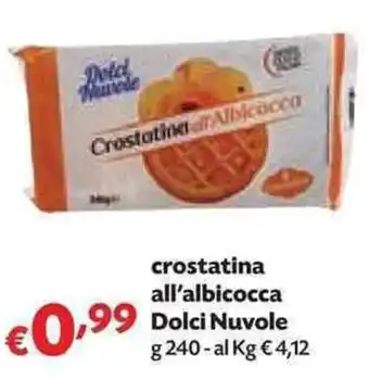 Panorama Dolce Nuvole crostatina all'albicocca 240g offerta