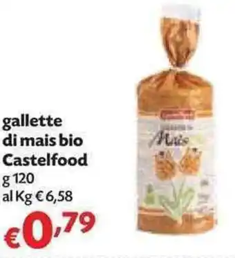 Panorama Castelfood gallette di mais bio 120g offerta