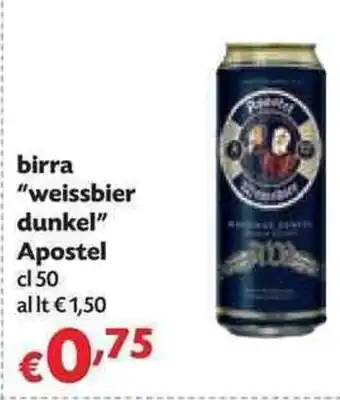 Apostel "weissbier dunkel" birra 50cl